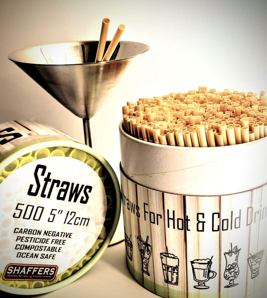 OG Rye Cocktail Straws - 5 inch Professional (500 pack)