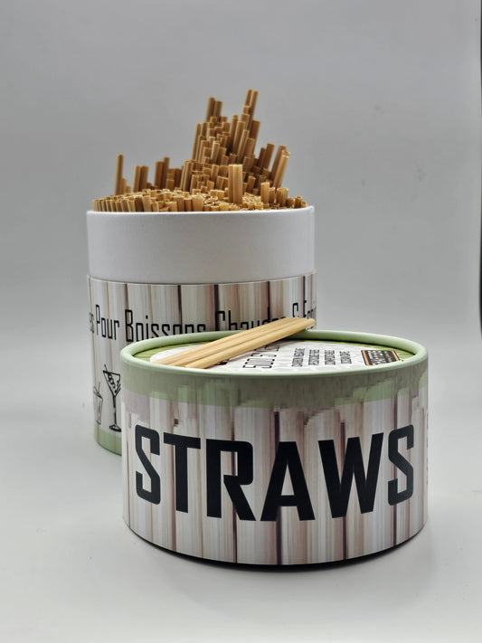 OG Rye Cocktail Straws - 5 inch Bulk Professional Pack (5,000 straws)