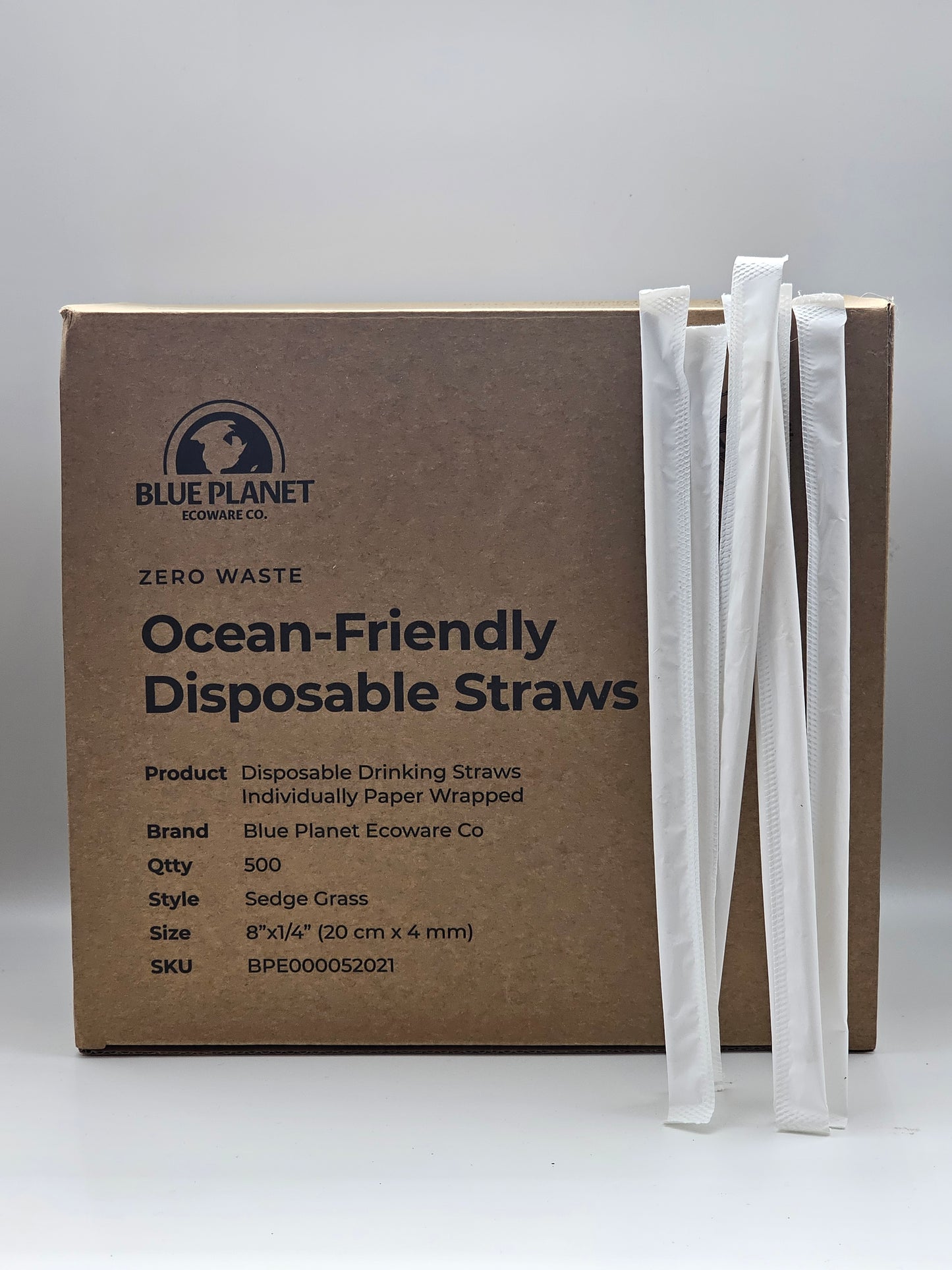 OG Rye Cocktail Straws - 8 inch Long Tall Professional (500 pack)