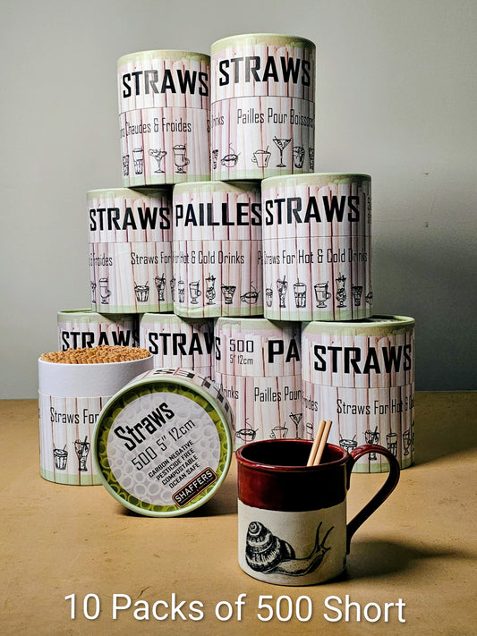 OG Rye Cocktail Straws - 5 inch Bulk Professional Pack (5,000 straws)