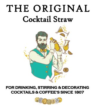OG Rye Cocktail Straws - 5 inch Bulk Professional Pack (5,000 straws)