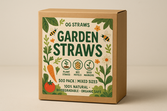 Garden Straws 500-Pack Box