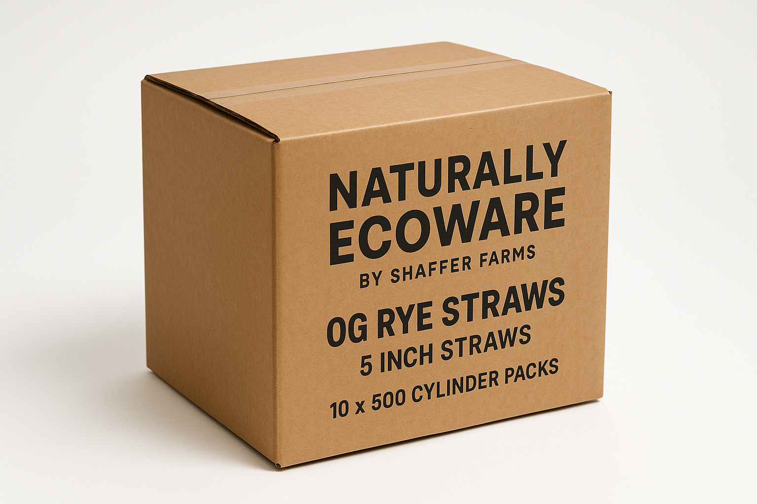 Naturally Ecoware - OG Rye Straws 5 Inch Box