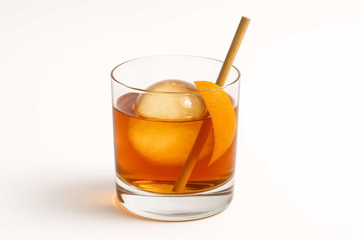 Old Fashioned with OG Straw. Premium straw equals premium drink.
